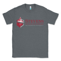 Charcoal Heather Stevens Institute of Technology Classic Tee - linhVisuals