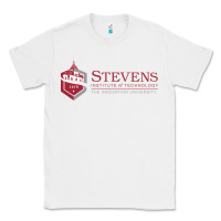 White Stevens Institute of Technology Classic Tee - linhVisuals
