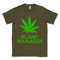 Army Green plant manager weed pot cannabis flippin sweet gear transparent copy Classic Tee - linhVisuals