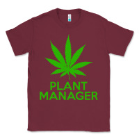 Burgundy plant manager weed pot cannabis flippin sweet gear transparent copy Classic Tee - linhVisuals
