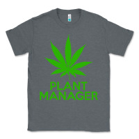 Charcoal Heather plant manager weed pot cannabis flippin sweet gear transparent copy Classic Tee - linhVisuals
