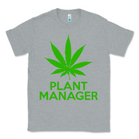 Heather Grey plant manager weed pot cannabis flippin sweet gear transparent copy Classic Tee - linhVisuals