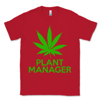 Red plant manager weed pot cannabis flippin sweet gear transparent copy Classic Tee - linhVisuals