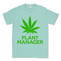 Seafoam plant manager weed pot cannabis flippin sweet gear transparent copy Classic Tee - linhVisuals