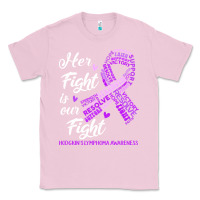 Bubblegum Pink hodgkins lymphoma awareness t  shirt hodgkin's lymphoma awareness her Classic Tee - linhVisuals