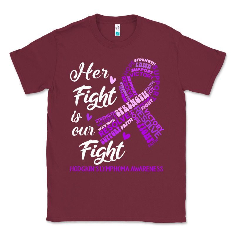 Hodgkins Lymphoma Awareness T  Shirt Hodgkin's Lymphoma Awareness Her Classic Tee by linhVisuals | Teevron