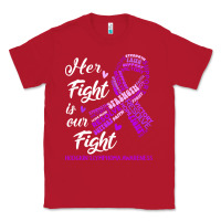 Red hodgkins lymphoma awareness t  shirt hodgkin's lymphoma awareness her Classic Tee - linhVisuals