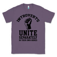 Lavender introverts unite Classic Tee - linhVisuals