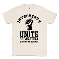 Natural introverts unite Classic Tee - linhVisuals