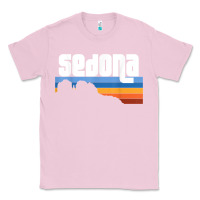 Bubblegum Pink cute retro i love sedona arizona desert sunset az t shirt Classic Tee - linhVisuals