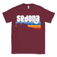 Burgundy cute retro i love sedona arizona desert sunset az t shirt Classic Tee - linhVisuals