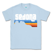 Dusty Blue cute retro i love sedona arizona desert sunset az t shirt Classic Tee - linhVisuals