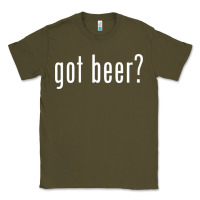 Army Green beer Classic Tee - linhVisuals