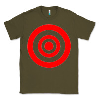 Army Green bullseye target Classic Tee - linhVisuals
