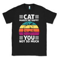 Black Funny Cat Lover Sarcastic Cat Memes Classic Tee - linhVisuals