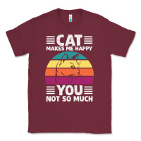 Burgundy Funny Cat Lover Sarcastic Cat Memes Classic Tee - linhVisuals