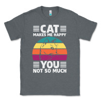 Charcoal Heather Funny Cat Lover Sarcastic Cat Memes Classic Tee - linhVisuals