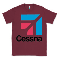 Burgundy cessnas Classic Tee - linhVisuals