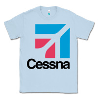 Dusty Blue cessnas Classic Tee - linhVisuals