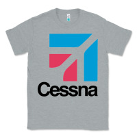 Heather Grey cessnas Classic Tee - linhVisuals