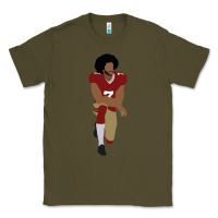 Army Green colin kaepernick kneeling classic Classic Tee - linhVisuals