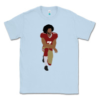 Dusty Blue colin kaepernick kneeling classic Classic Tee - linhVisuals