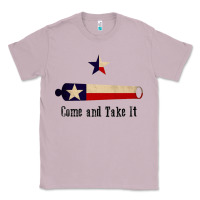 Lilac come and take it   texas flag essential Classic Tee - linhVisuals