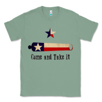 Sage come and take it   texas flag essential Classic Tee - linhVisuals