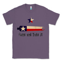 Lavender come and take it   texas flag essential Classic Tee - linhVisuals