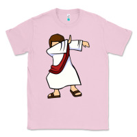 Bubblegum Pink dabbing jesus christian dab dance Classic Tee - linhVisuals