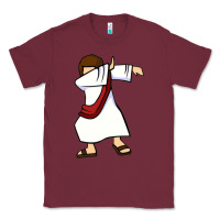 Burgundy dabbing jesus christian dab dance Classic Tee - linhVisuals