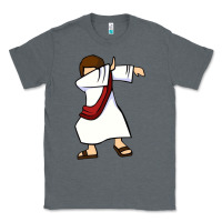 Charcoal Heather dabbing jesus christian dab dance Classic Tee - linhVisuals