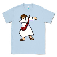 Dusty Blue dabbing jesus christian dab dance Classic Tee - linhVisuals