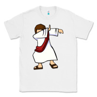 White dabbing jesus christian dab dance Classic Tee - linhVisuals