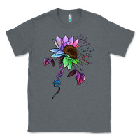 Charcoal Heather Be Kind Autism Semicolon Classic Tee - Jasminsmagicworld