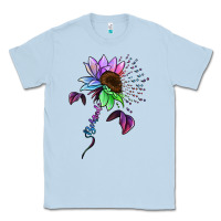 Dusty Blue Be Kind Autism Semicolon Classic Tee - Jasminsmagicworld