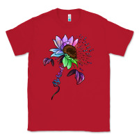 Red Be Kind Autism Semicolon Classic Tee - Jasminsmagicworld