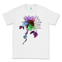 White Be Kind Autism Semicolon Classic Tee - Jasminsmagicworld