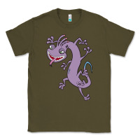 Army Green randall monsters Classic Tee - linhVisuals