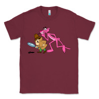 Burgundy the pink panther Classic Tee - linhVisuals