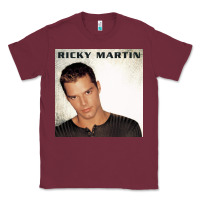Burgundy ricky martin   ricky martin Classic Tee - linhVisuals