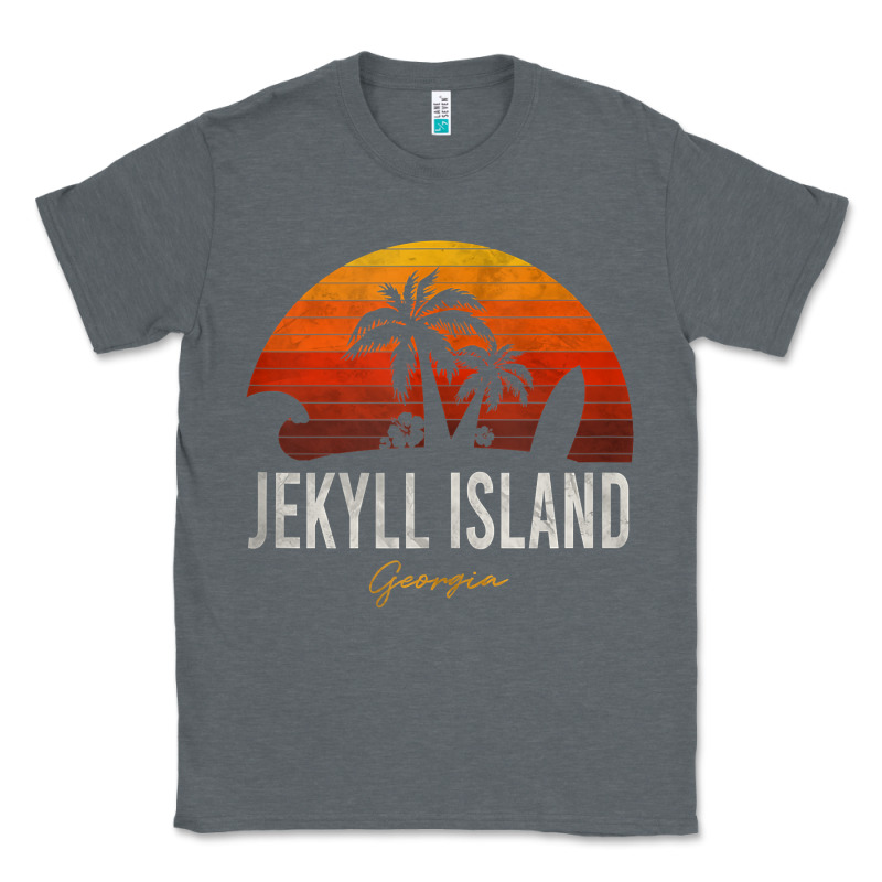 Jekyll Island Beach Georgia Ga Palms Vacation Surf Sundown Tank Top Classic Tee by linhVisuals | Teevron