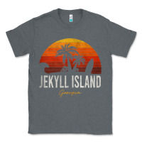 Charcoal Heather jekyll island beach georgia ga palms vacation surf sundown tank top Classic Tee - linhVisuals