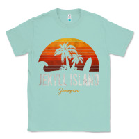 Seafoam jekyll island beach georgia ga palms vacation surf sundown tank top Classic Tee - linhVisuals