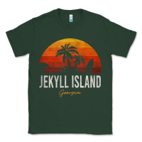 Sports Green jekyll island beach georgia ga palms vacation surf sundown tank top Classic Tee - linhVisuals