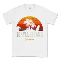 White jekyll island beach georgia ga palms vacation surf sundown tank top Classic Tee - linhVisuals