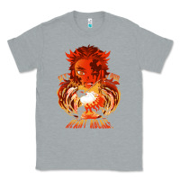 Heather Grey set your heart ablaze Classic Tee - linhVisuals