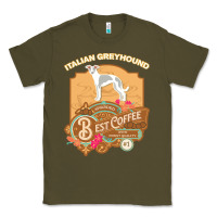 Army Green mom t  shirt italian greyhound best coffee   dog owner coffee lover gi Classic Tee - linhVisuals