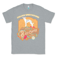 Heather Grey mom t  shirt italian greyhound best coffee   dog owner coffee lover gi Classic Tee - linhVisuals