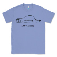 Colony Blue Funny Animal Sloth SLOPHISTICATED Classic Tee - linhVisuals